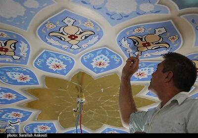 آرزویی که هنوز بر دیوار ننشسته است؛ کار در گلزار شهدای کرمان - تسنیم