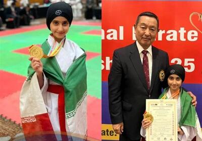 درخشش نماینده ایران در مسابقات بین‌المللی کاراته هند - تسنیم