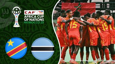 خلاصه بازی بوتسوانا 0 - جمهوری دموکرات کنگو 3