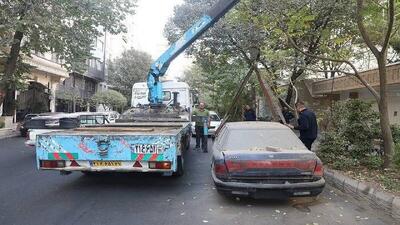 جمع‌آوری ۴۴۰۰ خودرو فرسوده و رها شده در سطح معابر پایتخت