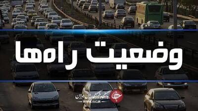 آخرین وضعیت ترافیکی و جوی محور‌ها/ ترافیک سنگین در محور چالوس