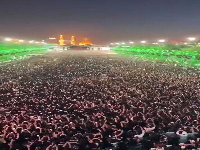  آغاز سال نو میلادی در کربلای معلی