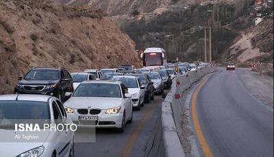 ترافیک سنگین در محورهای شمالی کشور