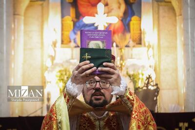 آغاز سال نو میلادی در کلیسای تارگمانچاتس مقدس