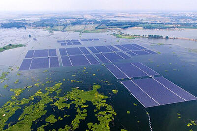  بزرگ‌ترین نیروگاه خورشیدی شناور جهان وارد مدار شد