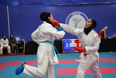 صعود نفرات برتر به مرحله دوم انتخابی تیم ملی کاراته بانوان