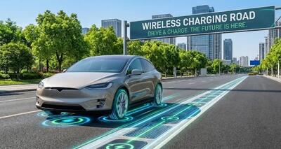 آمریکا اولین جاده شارژکننده خودروهای برقی را می‌سازد