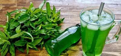  طرز تهیه شربت نعنای خوشمزه، خوشرنگ و مقوی !