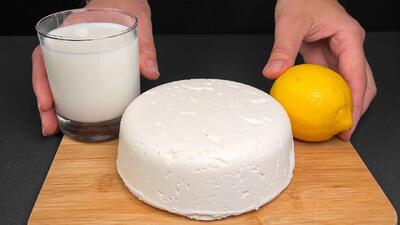  طرز تهیه پنیر سفت قالبی برای درست کردن ۵ کیلو پنیر / دیگه پنیر پاستوریزه نخر