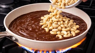  دسر وگان ۱۵ دقیقه ای بدون قند با آجیل و شکلات