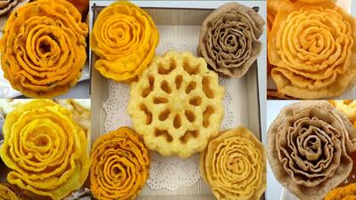 آموزش نان پنجره ای بدون همزن، بدون شیر، بدون نشاسته گل، در چند رنگ و شکل !