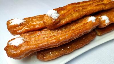 آموزش بامیه خشک بازاری به روش قنادی ها | بدون تخم مرغ، ماست و نشاسته !