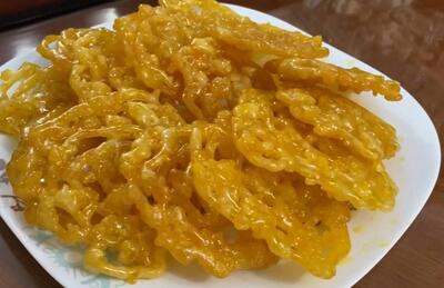  طرز تهیه زولبیا خانگی خوشمزه با شربت بار مخصوص !