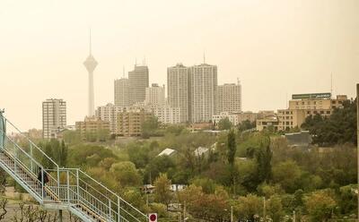 هوای تهران در شرایط ناسالم برای گروه‌های حساس / شاخص کیفیت: ١٠٩