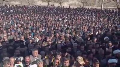 خاکسپاریِ پیکر شهید مجیدی‌مهر در لوداب بویراحمد