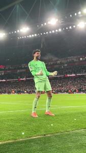  ویدئو: شادی طرفداران توپ‌چی‌ها از گل پیروزی مقابل آستون ویلا