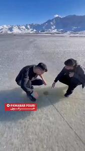  اینجا چهارمحال بختیاری است نه قطب شمال! + فیلم