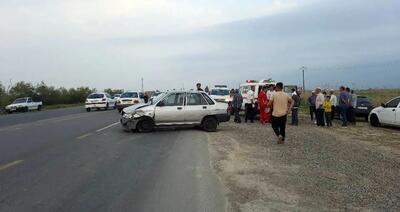  یک فوتی و دو مصدوم در محور آق‌قلا به انبارالوم