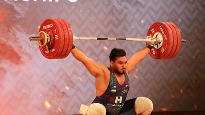 نصیری چهارمین وزنه‌بردار برتر دنیا