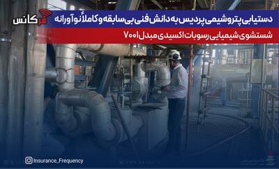 دستیابی پتروشیمی پردیس به دانش فنی بی‌سابقه و کاملاً نوآورانه شستشوی شیمیایی رسوبات اکسیدی مبدل 7001