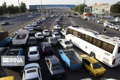 ترافیک سنگین در محورهای شمالی و آزادراه قزوین - کرج