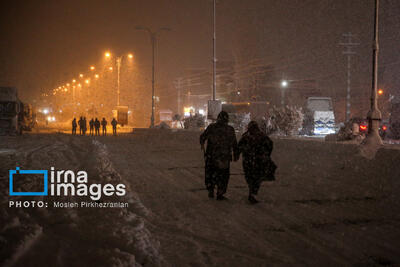 بارش برف و باران در شمال غرب کشور