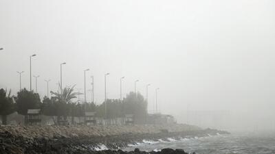 وزش باد، غبار رقیق هرمزگان را کاهش می‌دهد