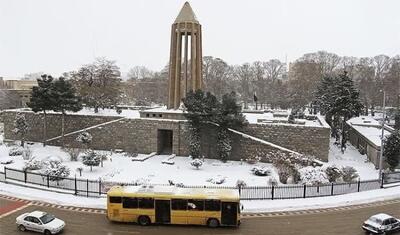  پیش‌بینی بارش پراکنده و خفیف برف در همدان