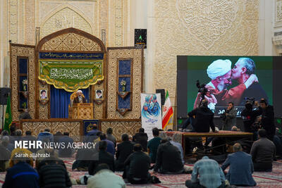 مراسم سالگرد شهادت سردار دلها در حرم شاهچراغ(ع)