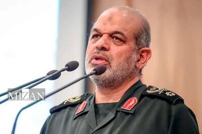 سردار وحیدی: تهدید‌های دشمنان از روی بزدلی و ترس است