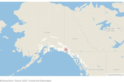زلزله مهیب آلاسکار را لرزاند