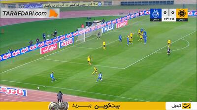 گل یاسر آسانی به سپاهان از روی نقطه پنالتی (سپاهان 0-1 استقلال) - پارس فوتبال