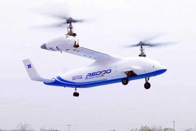 پرواز نخستین پهپاد موتور چرخشی ۶ تنی جهان؛ تیلت‌روتور چینی‌! - پدال