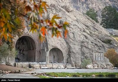  پاییز طاق‌بستان؛ رقص برگ‌ها در سایه‌ی تاریخ + فیلم