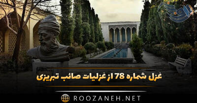  غزل شماره ۷۸ از غزلیات صائب تبریزی؛ بر جگر تا خورده‌ام نیشِ خمارِ نوش را ...