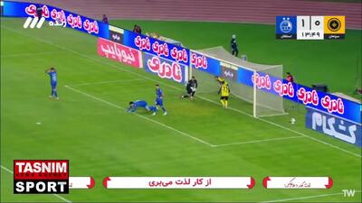 گل اول سپاهان به استقلال را ببینید + ویدیو