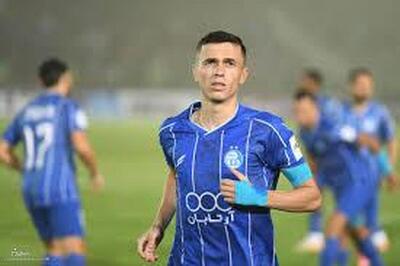 گل اول استقلال به سپاهان توسط یاسر آسانی