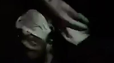 لحظات شهادت امیرحسام خدایاری بسیجی در اغتشاشات