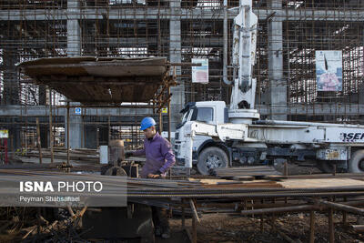 عملیات عمرانی در پالایشگاه نفت اصفهان