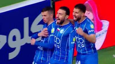 گل اول استقلال به سپاهان توسط آسانی