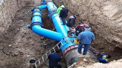  اجرای ۲۰ کیلومتر اصلاح شبکه توزیع آب در عشق آباد