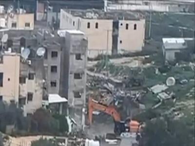  از سرگیری تخریب خانه فلسطینی ها توسط نیروهای اشغالگر اسرائیلی