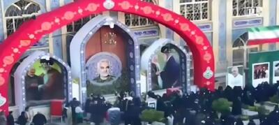  گلزار شهدای کرمان در آستانه سالروز شهادت حاج قاسم