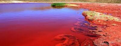 این دریاچه را با خون پر کرده‌اند!