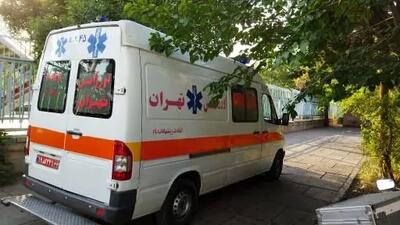 معترضان به آمبولانس اورژانس در شرق پایتخت آسیب زدند