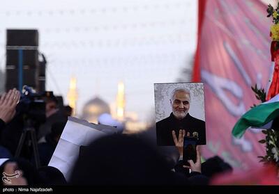 گلزار شهدای کرمان در آستانه سالروز شهادت حاج قاسم