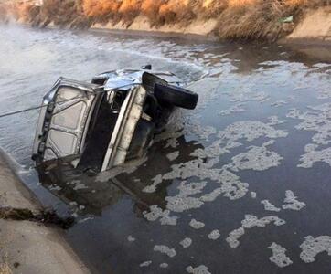  سقوط زانتیا در کانال آب و برجای ماندن یک کشته و 2 مصدوم