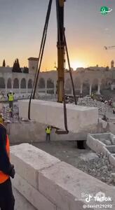  انتشار ویدئوی تحریک‌آمیز با هوش مصنوعی از تخریب در مسج الاقصی + فیلم