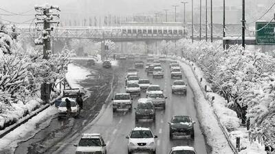 بارش پراکنده برف و باران در اغلب نقاط کشور