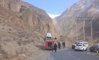  رئیس پلیس راه مازندران: حادثه محور هراز واژگونی نبود/ ۳ نفر مصدوم شدند